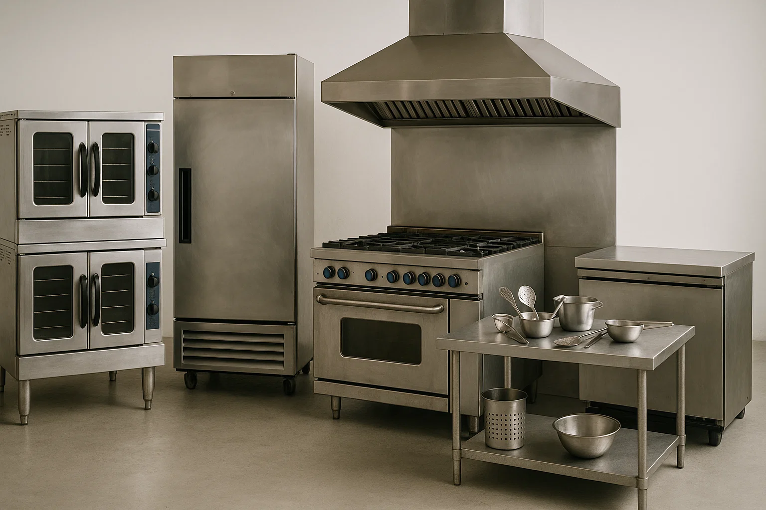 شراء معدات المطاعم المستعملة