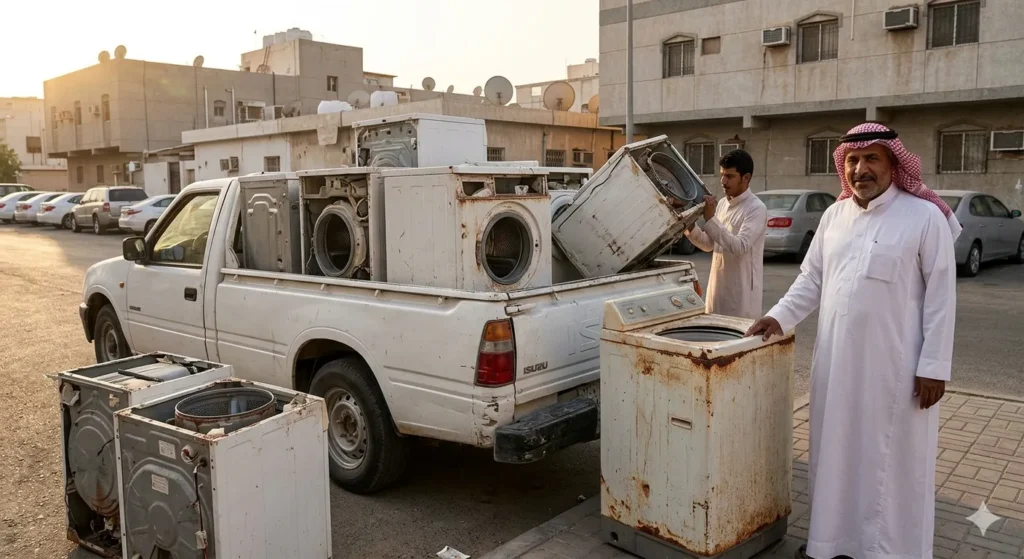 شراء غسالات خربانه جدة : كيف تحول الأجهزة التالفة إلى مصدر دخل ذكي؟