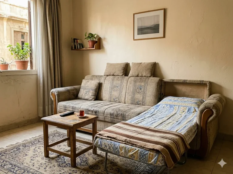 كنبه سرير مستعمل